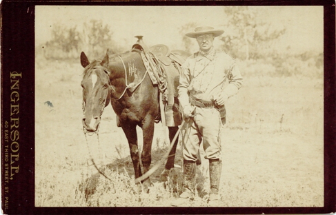 Teddy Roosevelt and his horse