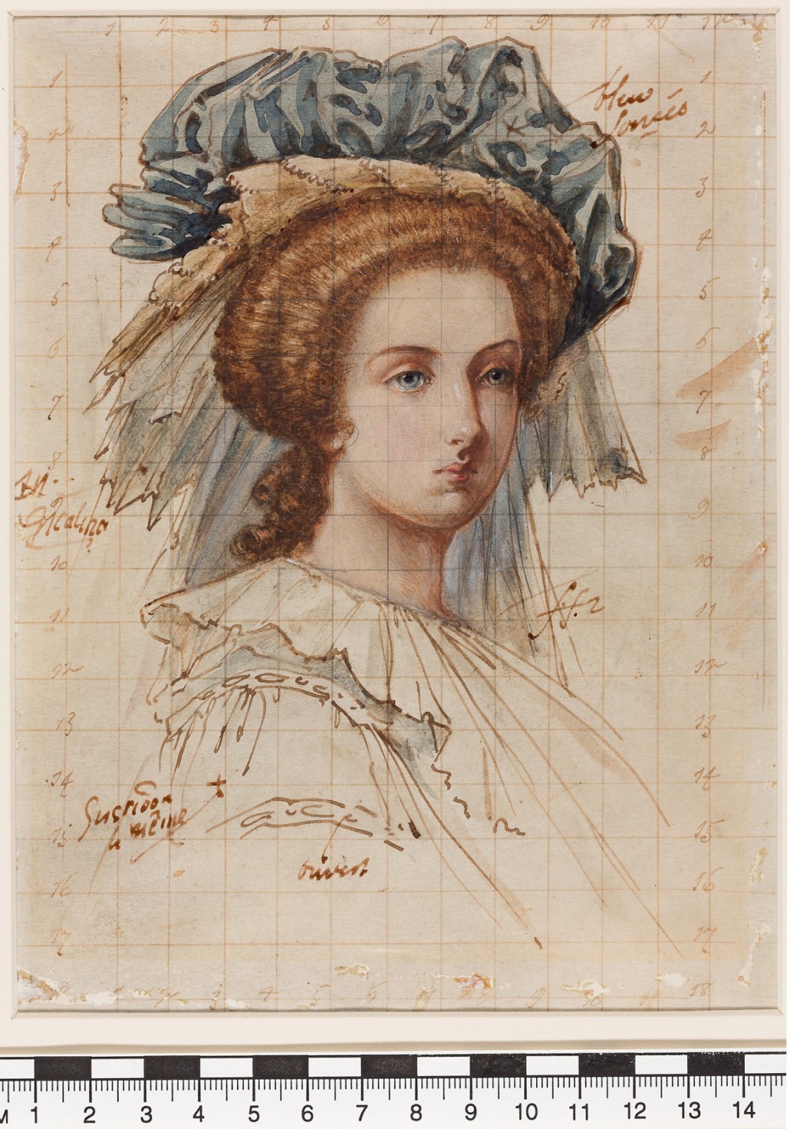 131125_12: [Portrait of Marie Antoinette] [art original]. 179-?